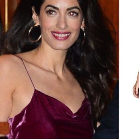 CAMI NYC Serena burgundy velvet maxi dress - Picture 7 of 7